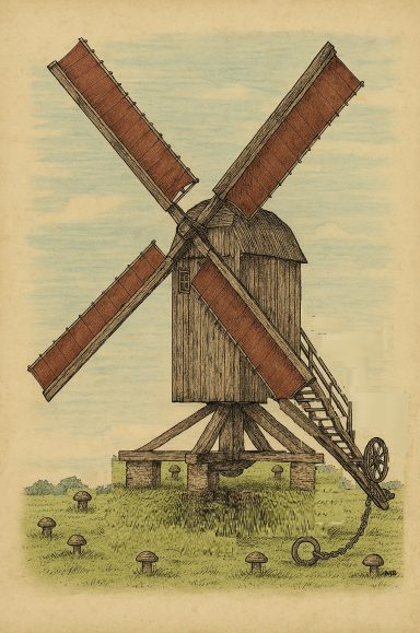 Bockwindmühle 1626 Herrlichkeit Dornum